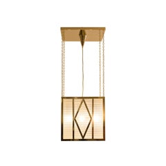 Ciondolo lampadario A. Hall  Stile della Secessione, Wiener Werkstätte - Edizione
