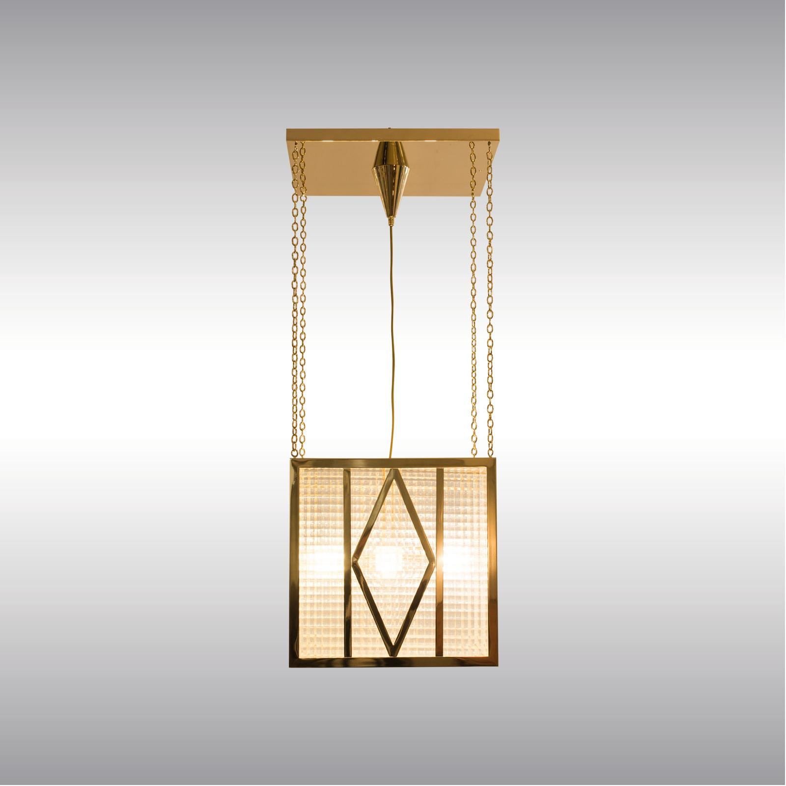 Autrichien Pendentif pour le lustre de la salle de concert  Style Sécession, Wiener Werkstätte - Edition en vente