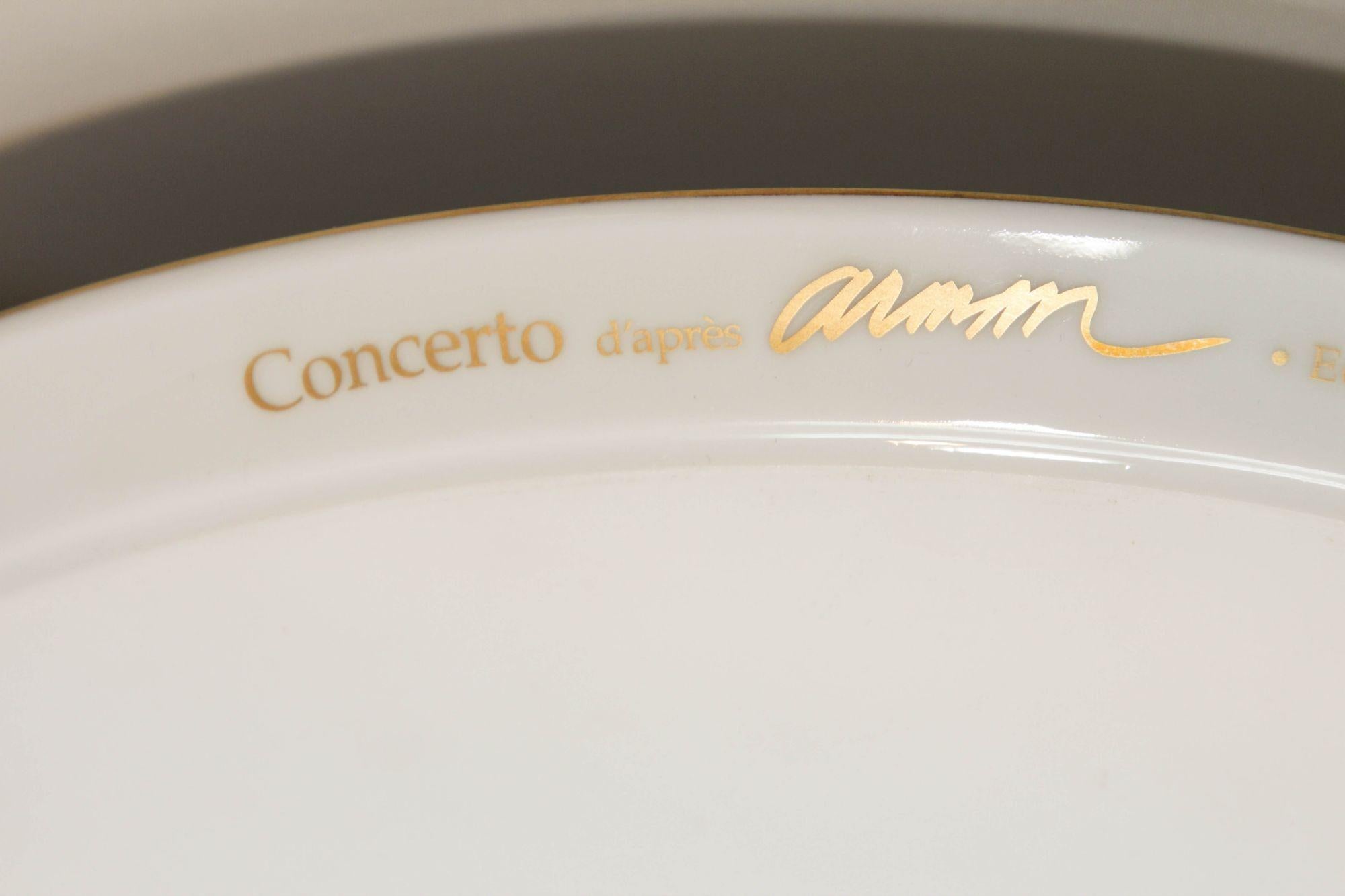 Concerto after Arman, Limited Edition, Plate Number 30 for Rosenthal For Sale 4