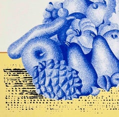 Natura Morta - Litografia di Concetto Pozzati - Anni '90