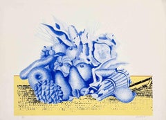 Natura Morta - Lithograph by Concetto Pozzati - 1990s