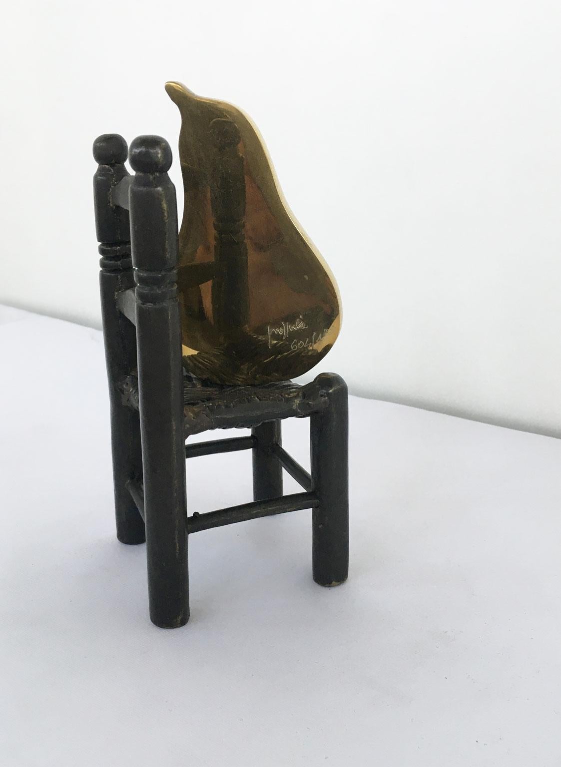 1989 Italia Escultura abstracta de bronce Concetto Pozzati En Posa en venta 12