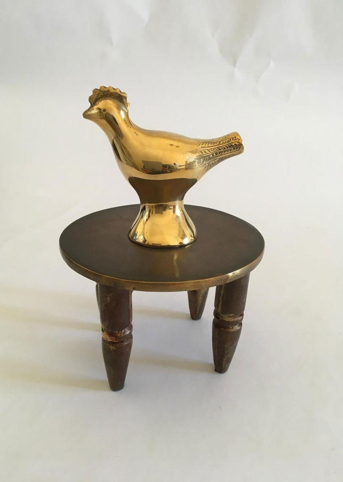 Italy 1982 Post Modern Abstract Bronze Sculpture Lucky Charm by Concetto Pozzati For Sale 10
