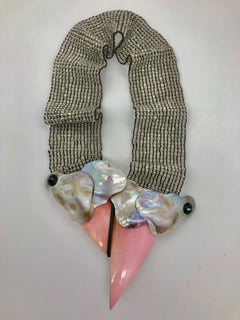 SYLVIA GOTTWALD, Conch / Mother of Pearl , Shell Necklace , Eco-luxe