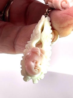 Conch Shell Carved Pendant