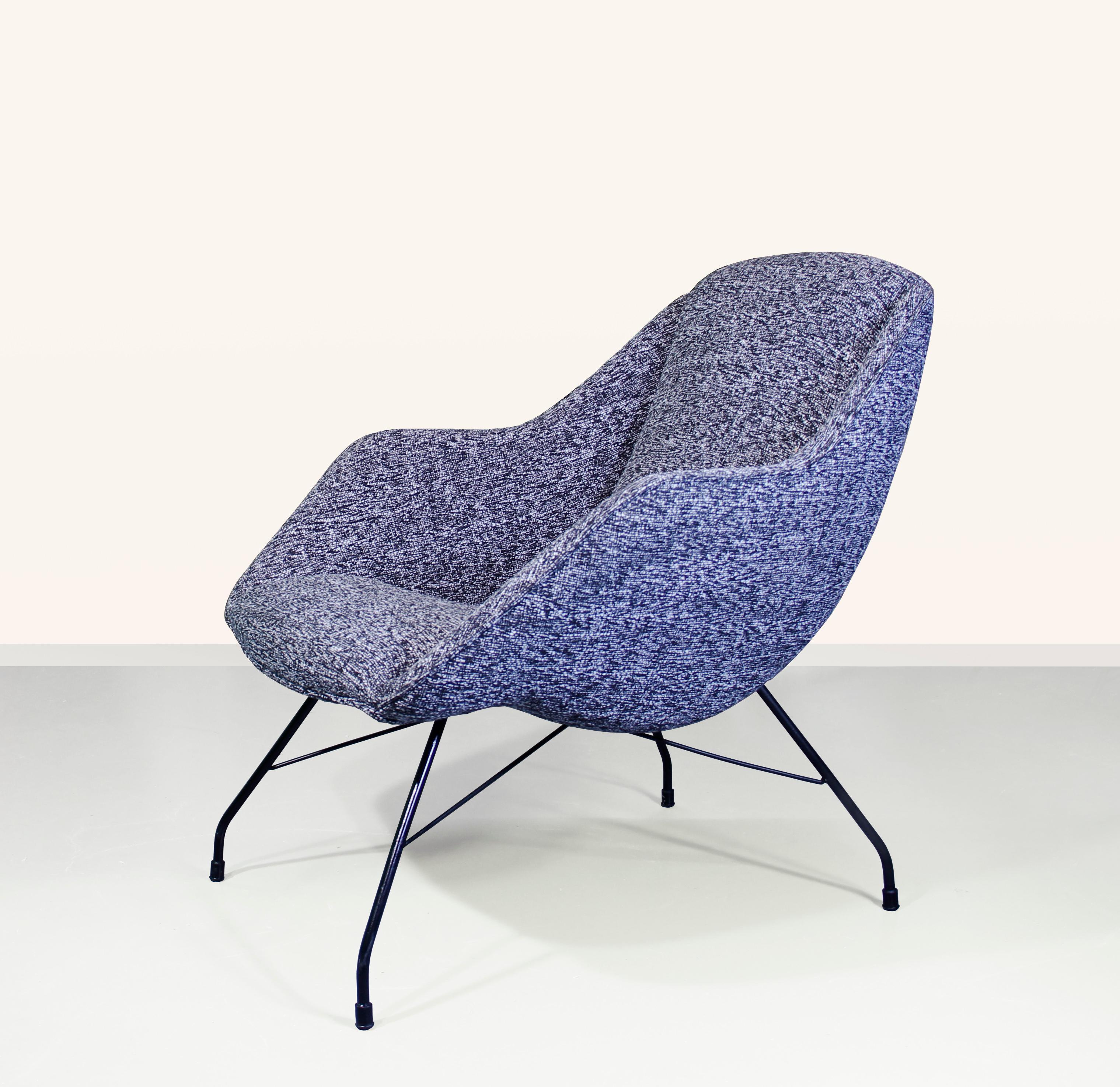 Brazilian Concha Armchair by Carlo Hauner & Martin Eisler, Brazil
