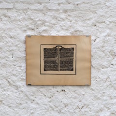 Maleta Print on Paper, Mid-Century Modern, Framed, 1975, Spain