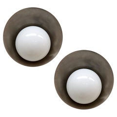 Concha Wall Lights by Gallery L7 in Tarnished Nickel Finish