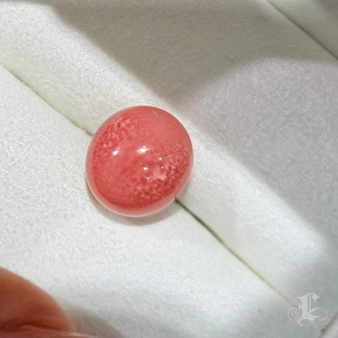 【Conchéa】5.55ct Flaming Coral Conch Pearl Gemstone For Sale 6