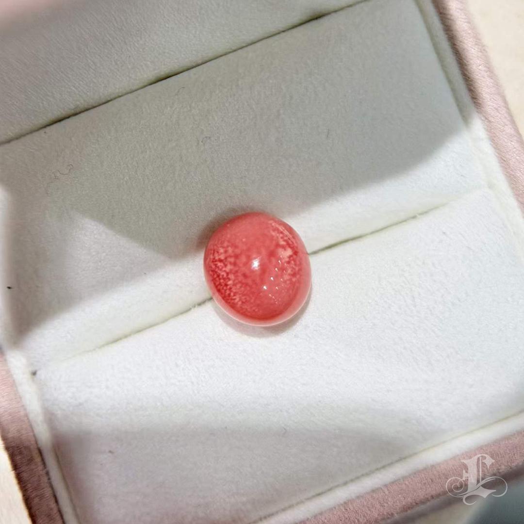 【Conchéa】5.55ct Flaming Coral Conch Pearl Gemstone For Sale 7
