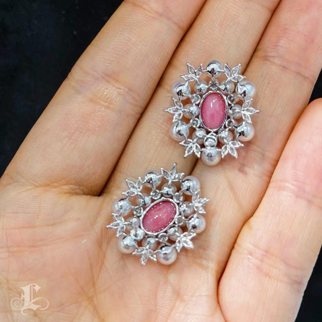 【Conchéa】Pendientes Akoya Aurora y Halo de Perlas Conchéa - 3.73ct en venta 5