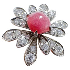 【Conchéa】Aurora Bloom Conch Pearl Petal Ring — 1.05ct