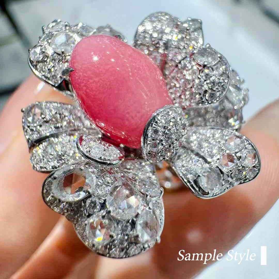【Conchéa】Blushing Flame 5.46ct Conch Pearl Gemstone (New Arrival) en venta 8