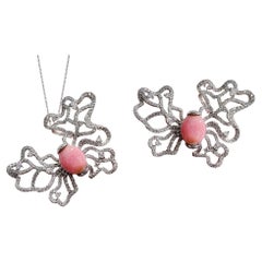 【Conchéa】Enchanted Bow Convertible 3-Way Conch Pearl Jewell - 2.3ct