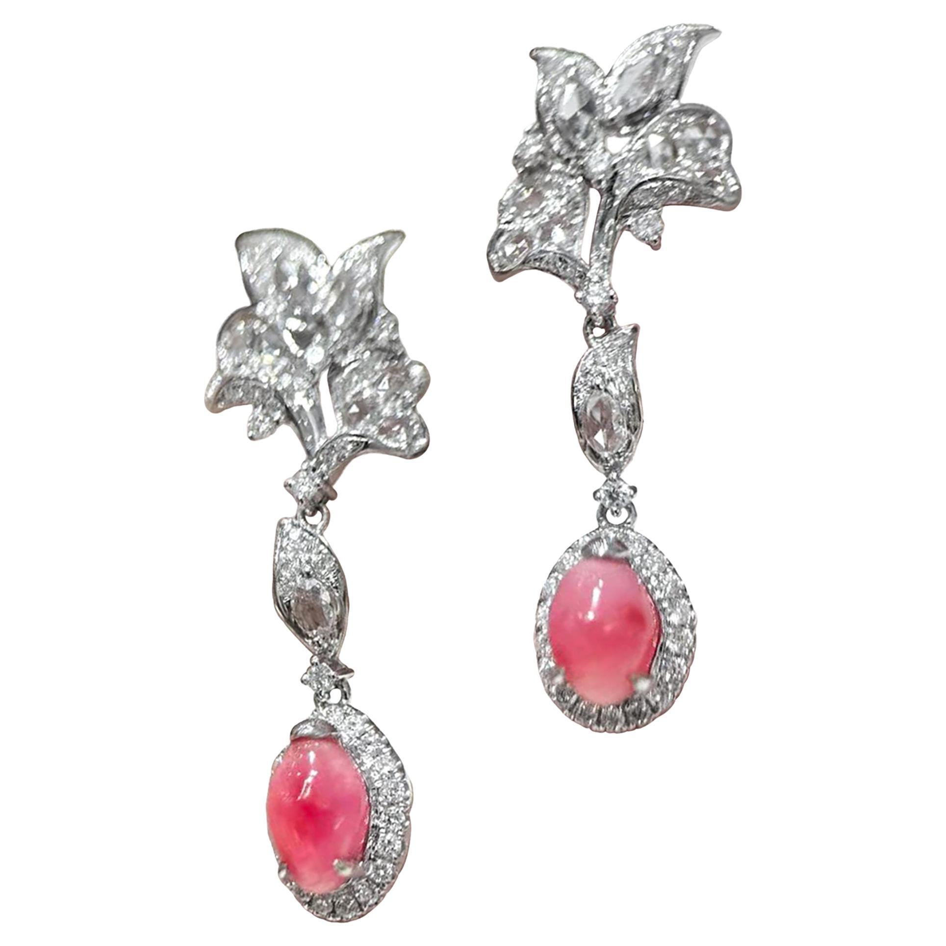 【Conchéa】Orecchini a goccia con perle e diamanti - 2,55ct