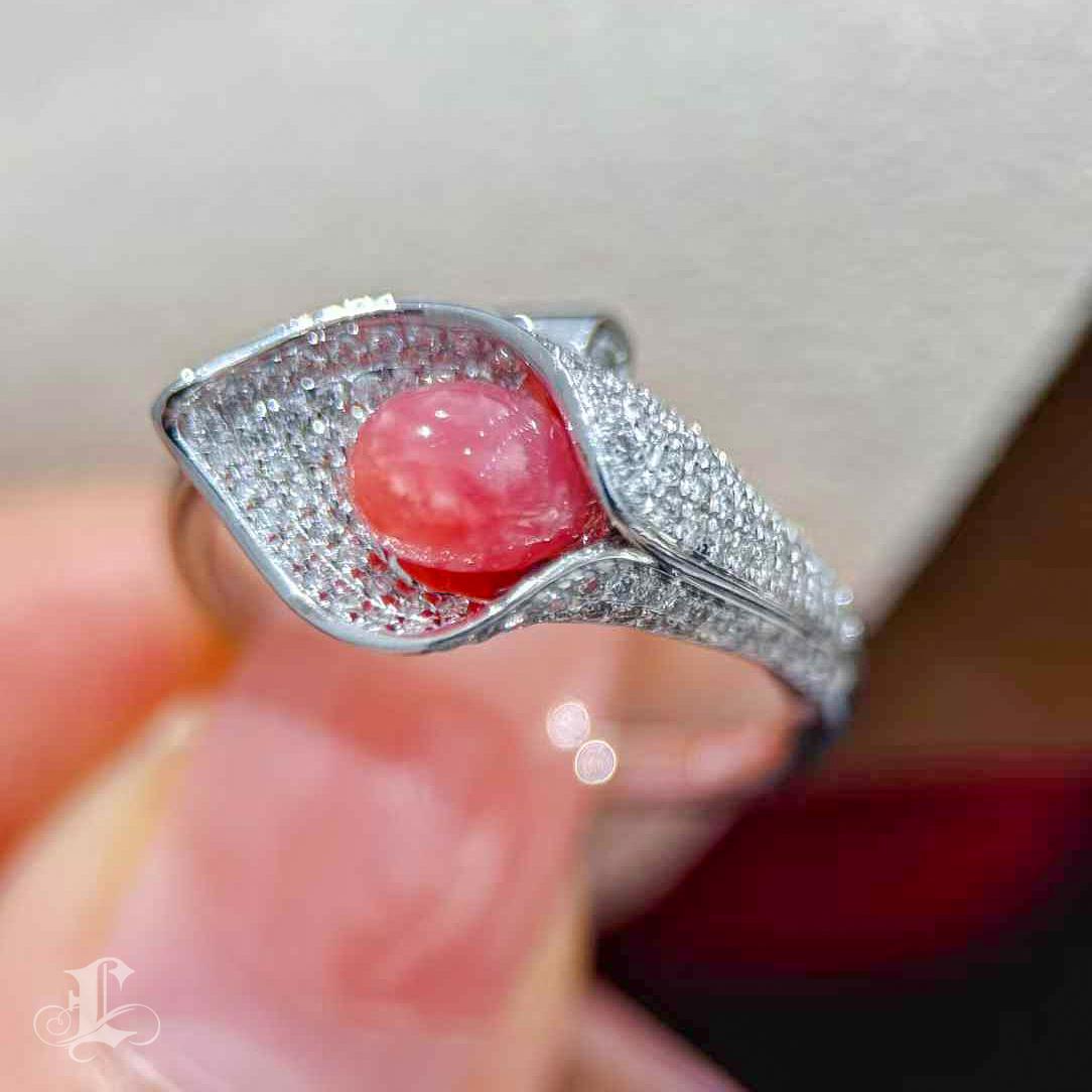 【Conchéa】Bague de perles de conque à pétales flamboyants - 1.19ct en vente 4