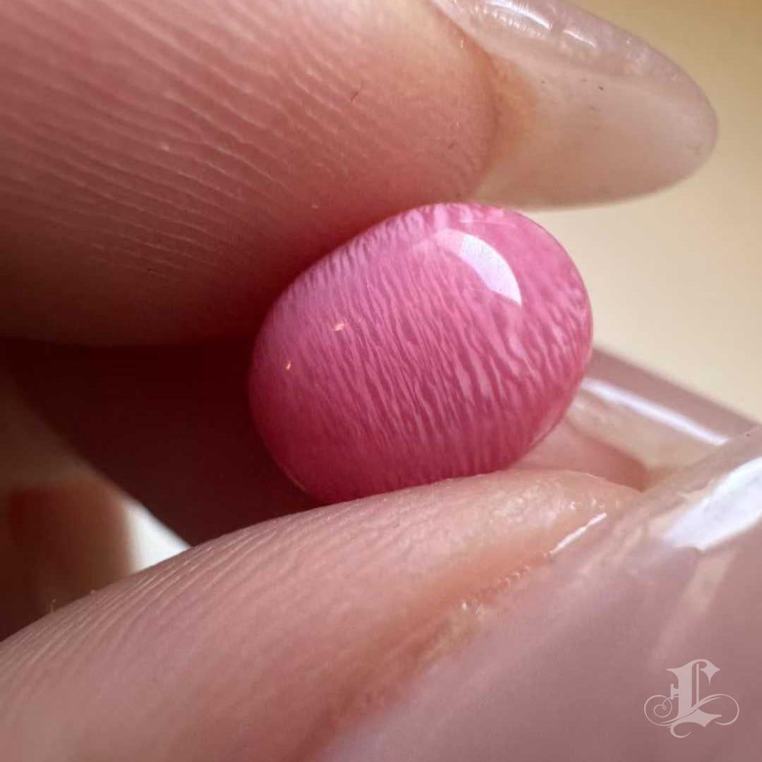 【Conchéa】Flamingo Aurora Collector’s Conch Pearl, 3.56ct, Flawless 9.1×7.3mm For Sale 4