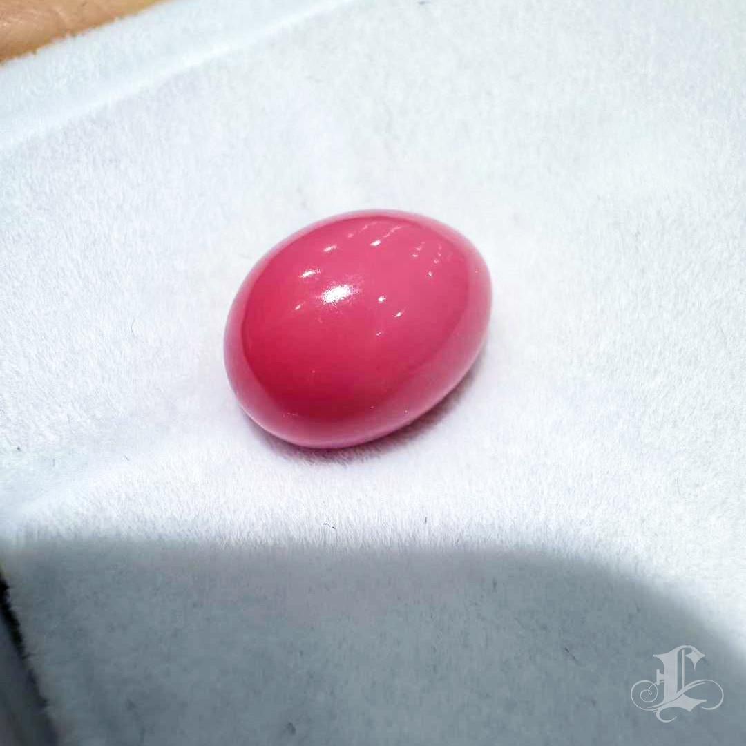 【Conchéa】Flamingo Blush Conch Pearl - 8.7ct en vente 4