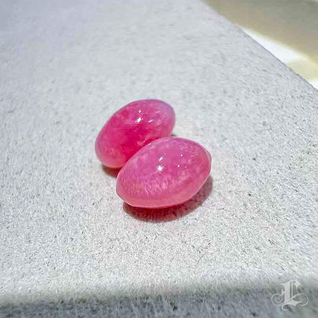 【Conchéa】Flamingo Flame Matched 2.8ct Loose Conch Pearls For Sale 5