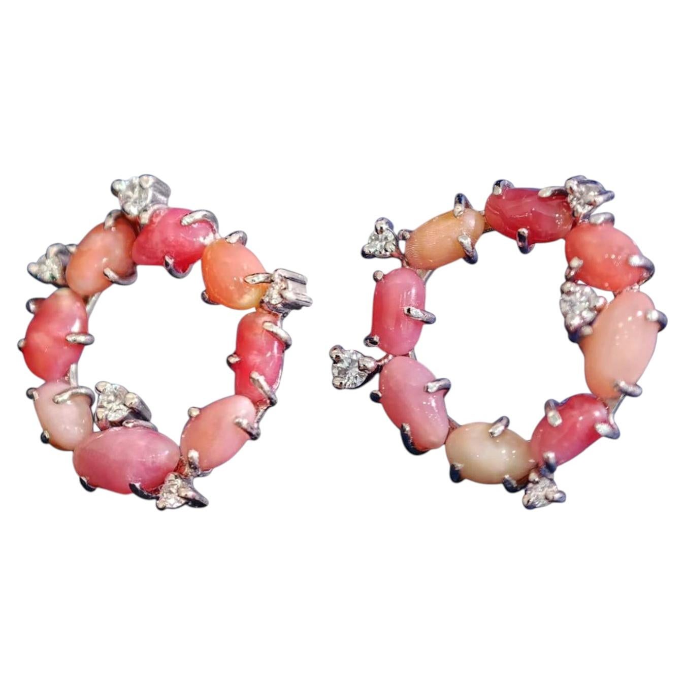 【Conchéa】Pendientes Guirnalda Flamenco - 3,85 ct en venta
