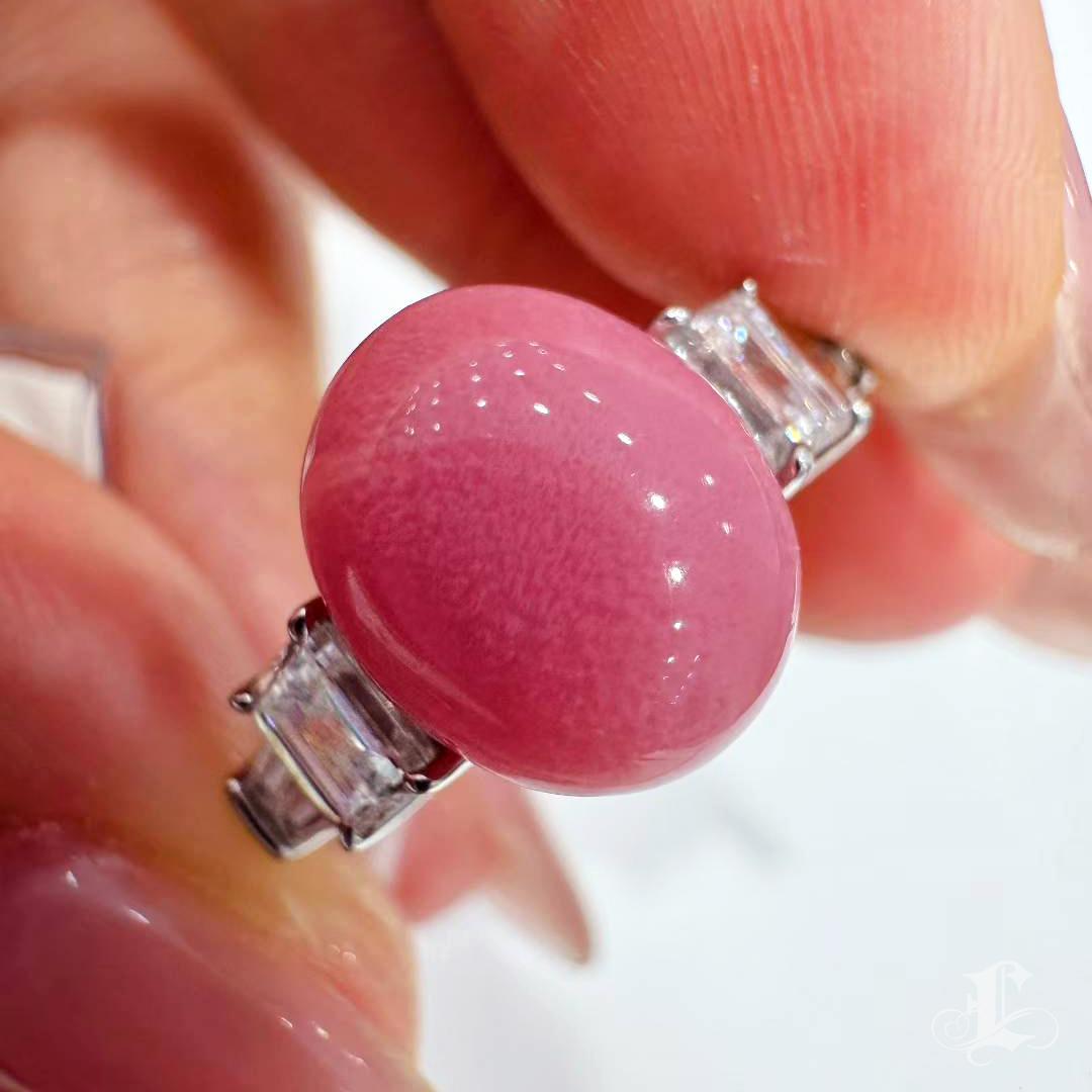 【Conchéa】Anillo de Diamantes y Perlas de Concha Llama Celestial Certificado por la GIA - 5,24ct en Nuevo estado para la venta en New York, NY