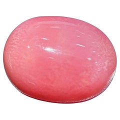 【Conchéa】Natural Conch Pearl in Flamingo Pink w/ Distinct Flame Pattern — 4.1ct