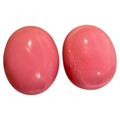 【Conchéa】 Coppia di perle conchiglia naturali abbinate - 2,83 ct + 2,9 ct