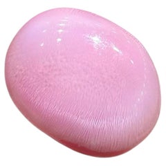 【Conchéa】Natural Conch Pearl, Soft Sakura Pink with Visible Flame Patt — 2.0 ct