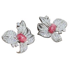 【Conchéa】Orecchini di perle e diamanti conchiglia Bloom - 1,56ct