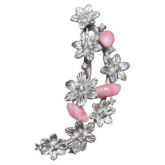 【Conchéa】Sakura Bloom Conch Pearl Diamond Convertible Brooch-Pendant — 2.18ct