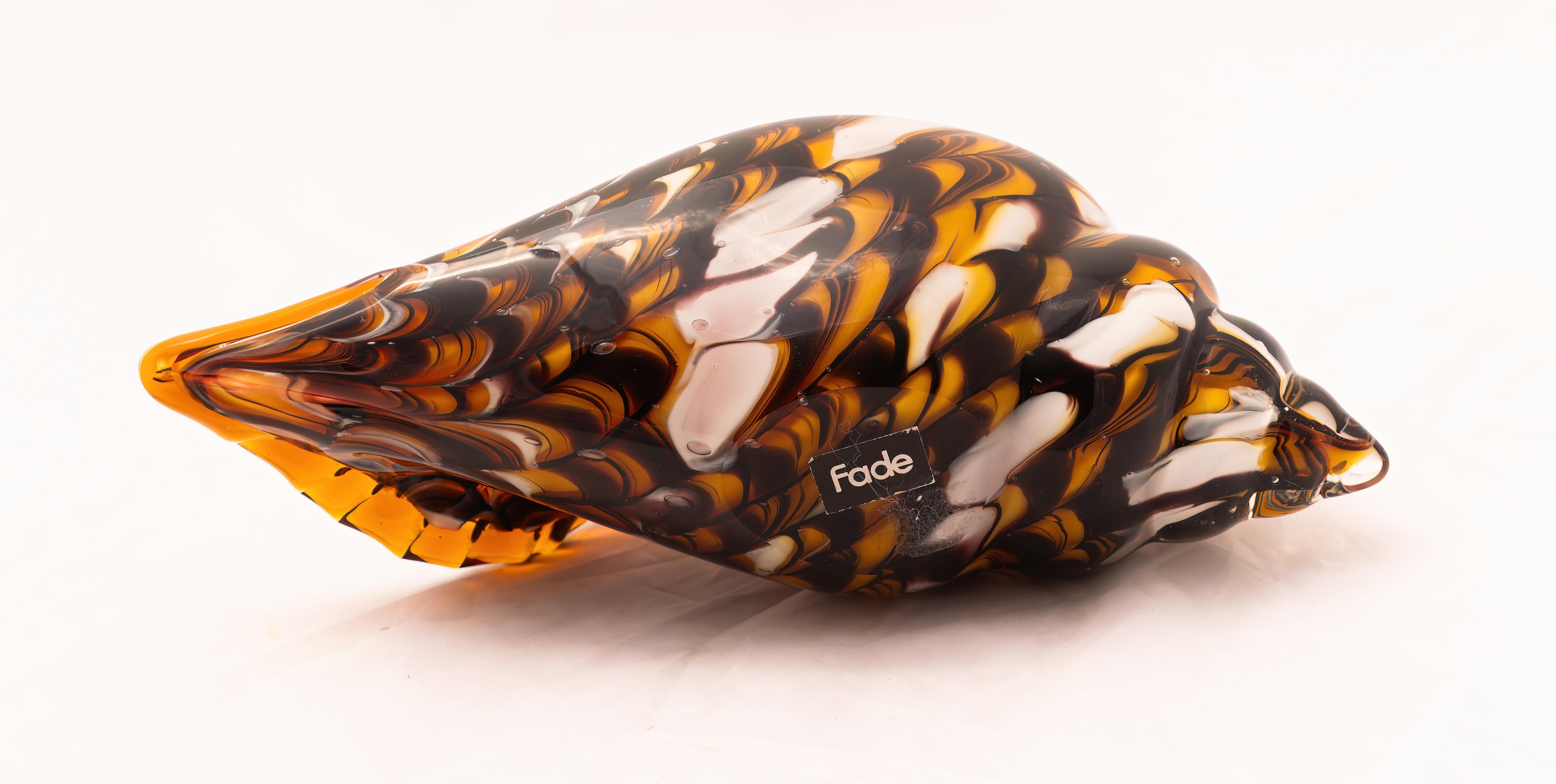 Mid-Century Modern Murano glass furnishing shell, 1960s For Sale
