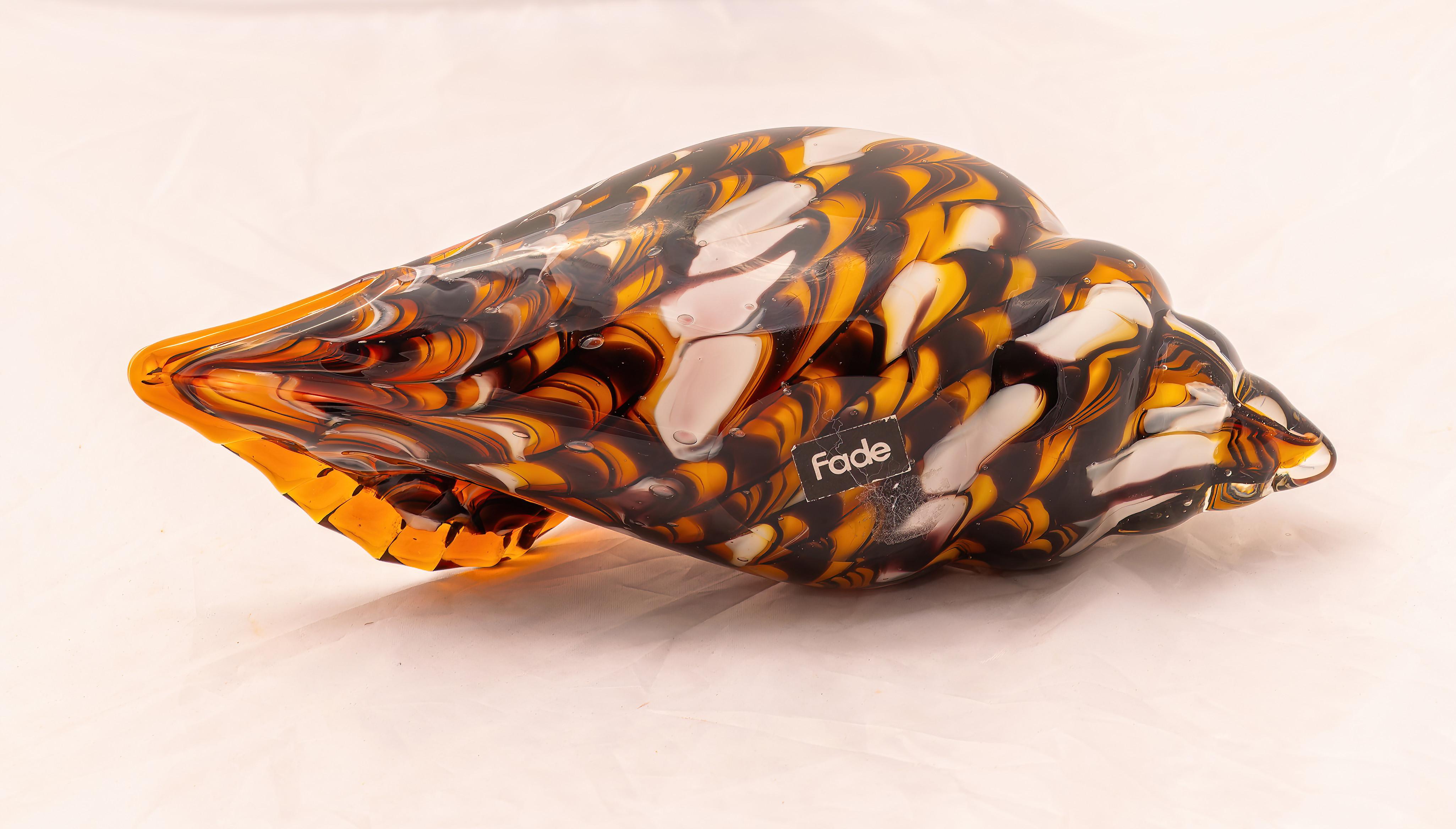 Italian Murano glass furnishing shell, 1960s For Sale