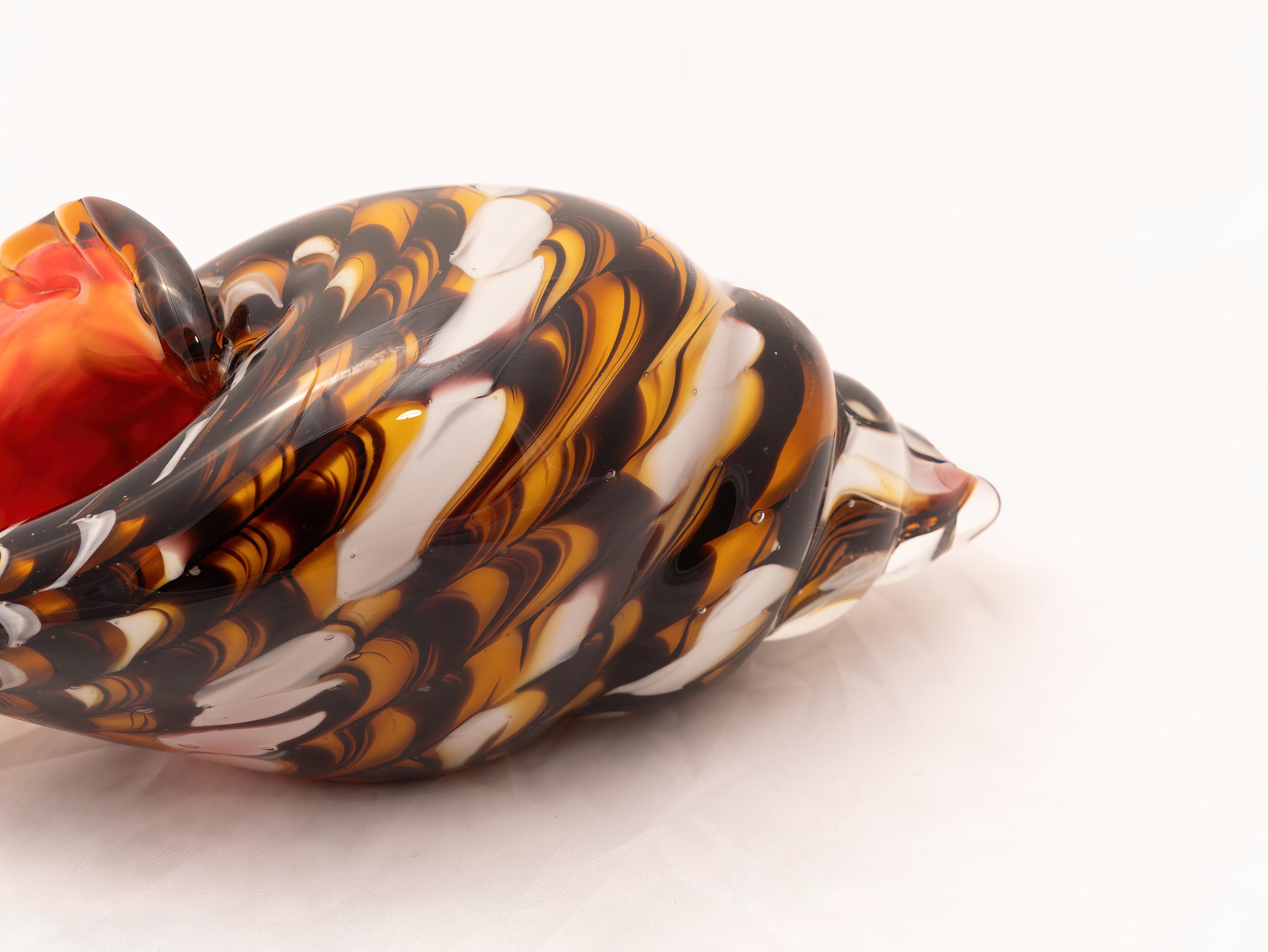 Murano Glass Murano glass furnishing shell, 1960s For Sale