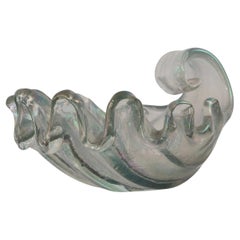 Coquille en verre de Murano à grosses côtes, Barovier&Toso, Italie