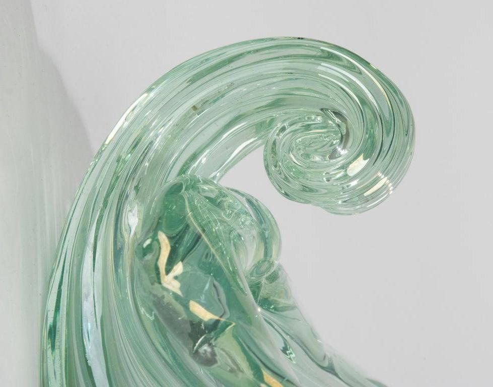 Murano glass shell Archimede Seguso mid-century design. For Sale 1