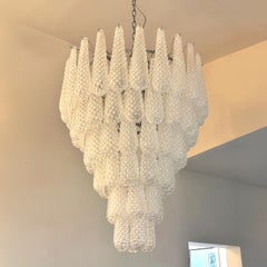Conchiglie Graniglia Finish Murano Glass Chandelier
