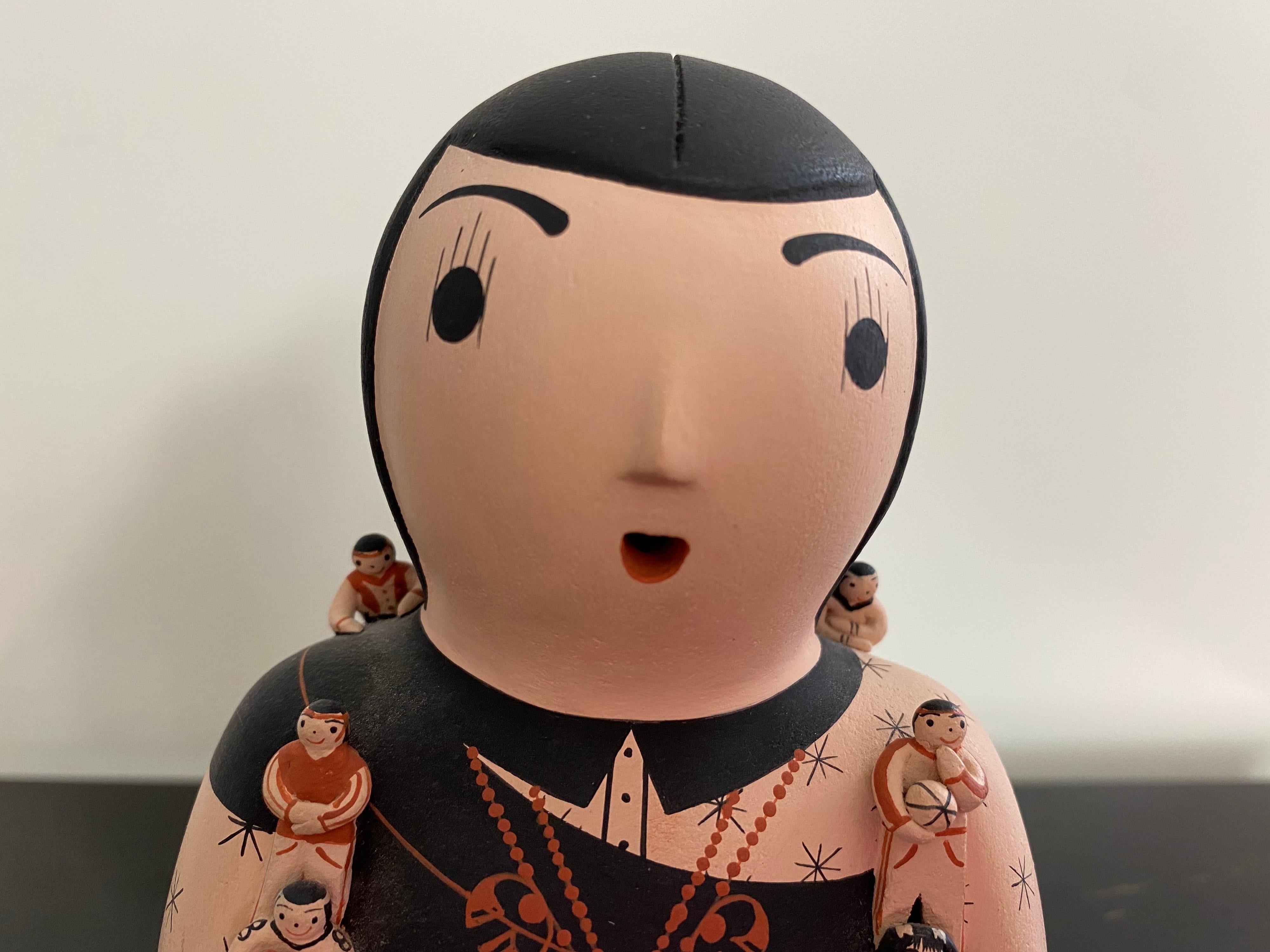 Muñeca contadora de historias Conchiti de Dena M. Suina, Cochiti Pueblo, NM en venta 1