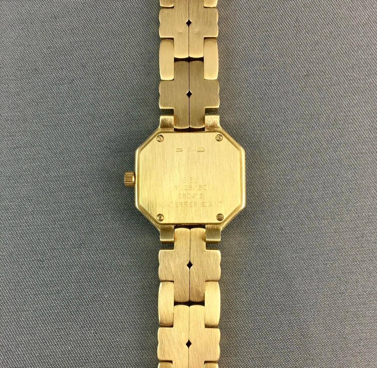 Brilliant Cut Concord 18k Gold & Diamond Ladies Watch Ref. #51.25.160, Mother of Pearl Dial For Sale