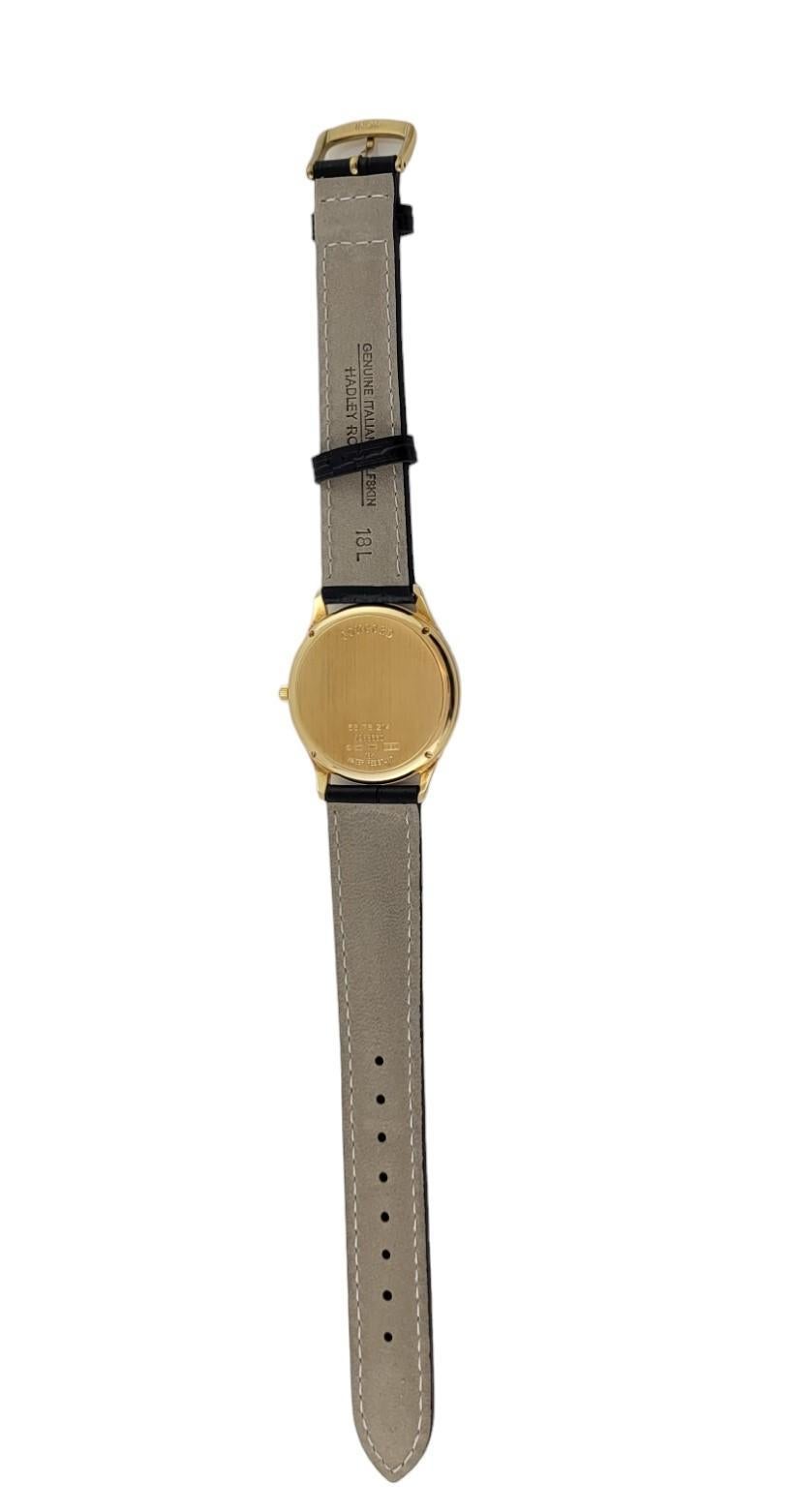 Concord 18K Yellow Gold Classic Men's Watch 58.78.214 Quartz #17229 In Good Condition For Sale In Washington Depot, CT