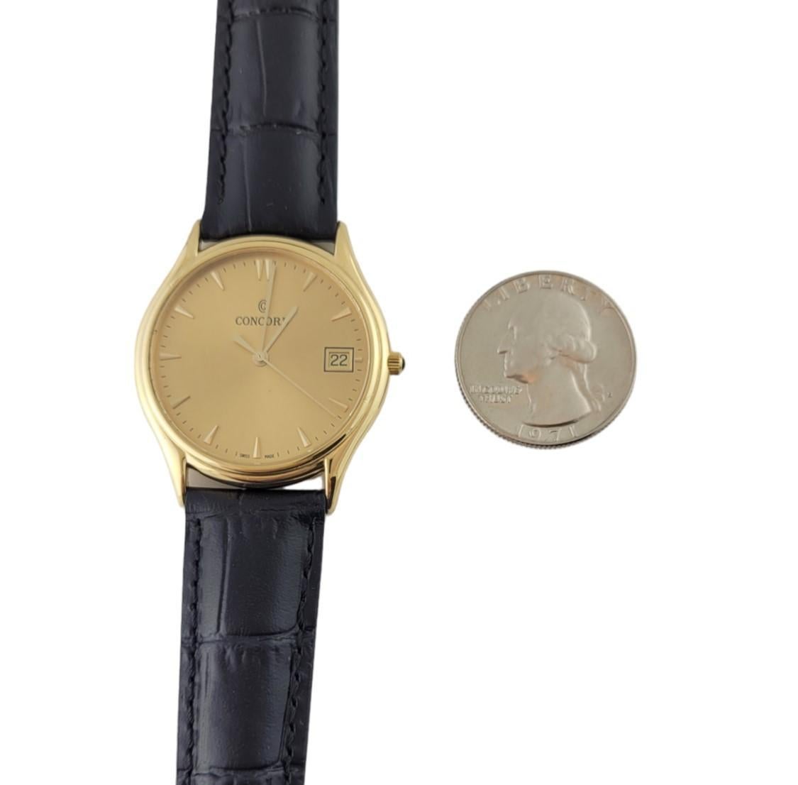 Concord 18K Yellow Gold Classic Men's Watch 58.78.214 Quartz #17229 For Sale 5
