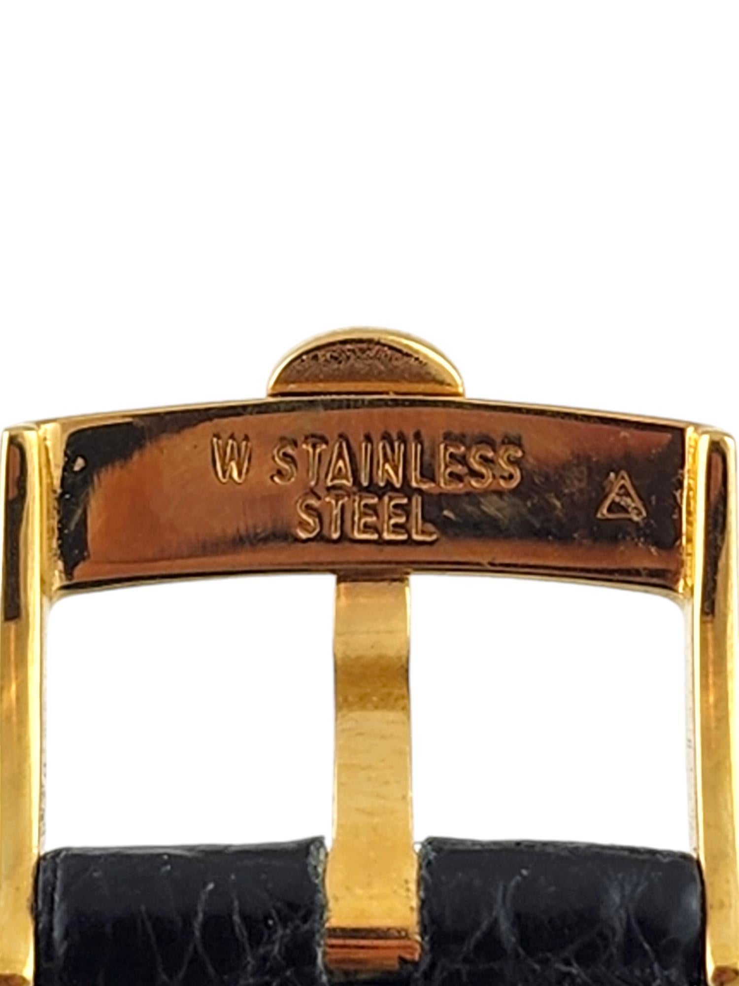 Concord 18K Yellow Gold Men's Watch Crocodile Band 50.G1.1890 #18472 10