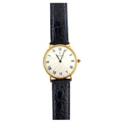 Concord 18K Yellow Gold Men's Watch Crocodile Band 50.G1.1890 #18472