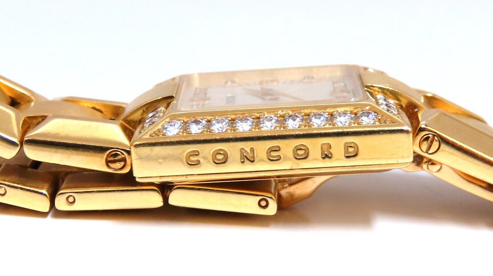 Concord 18kt Gold Uhr La Scala Diamanten 3