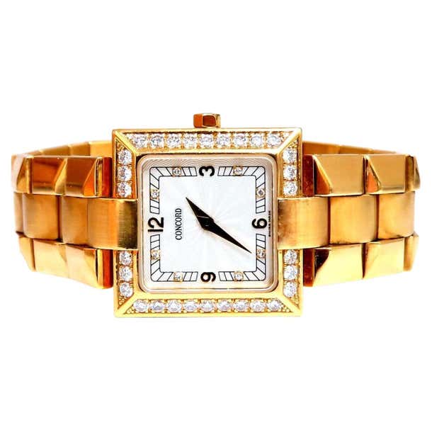 Concord 18 Karat Gold Watch La Scala Diamonds For Sale At 1stDibs concord-18-karat-gold-watch-la-scala-diamonds-for-sale-at-1stdibs
