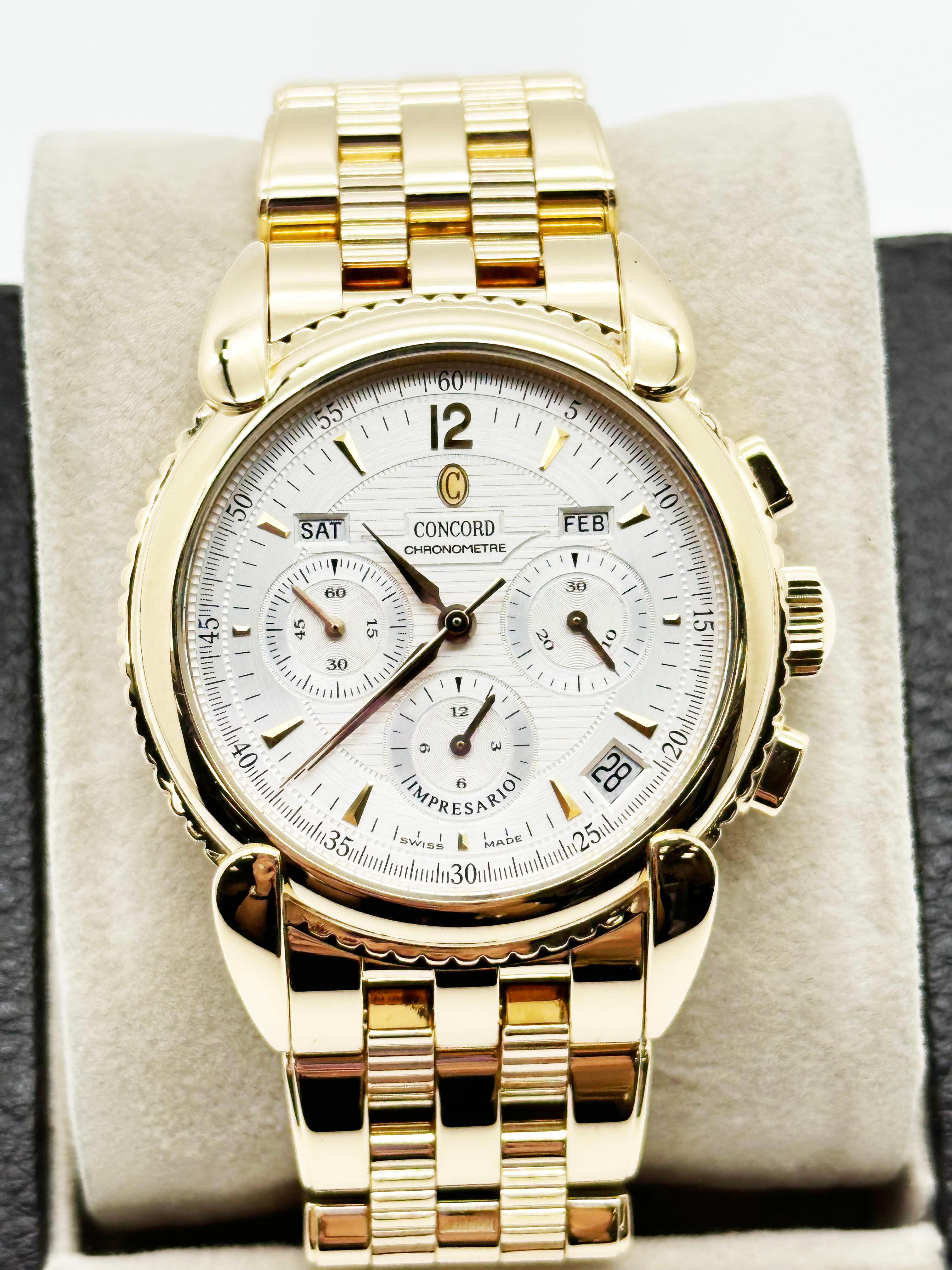 Concord 52.G9.210 Impresario El Primero 18K Roségold im Zustand „Hervorragend“ in San Diego, CA