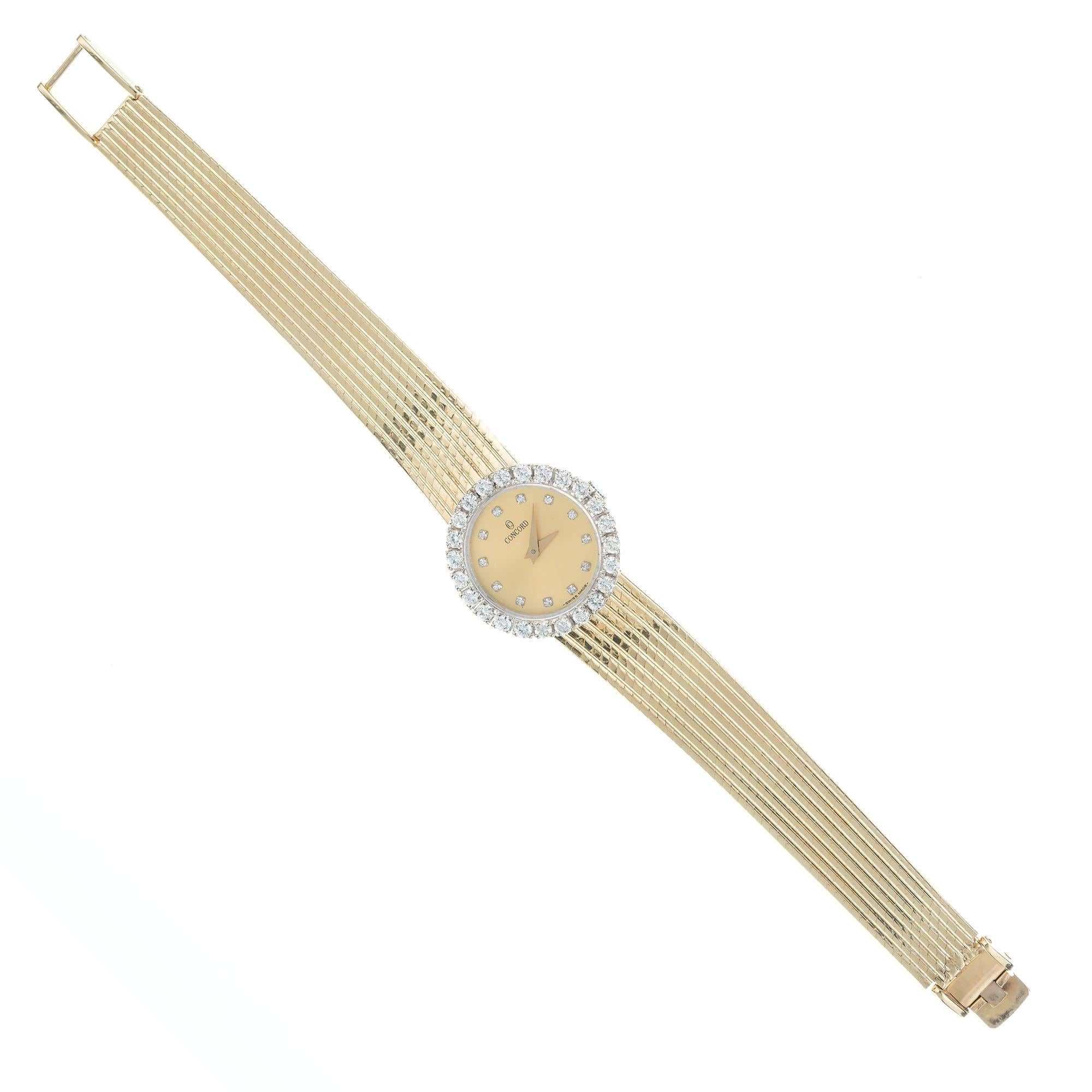 vintage concord gold ladies watch