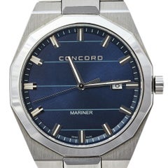Concord Blue Stainless Steel Mariner CC.05.1.14.1093 Men's Wristwatch 41 mm