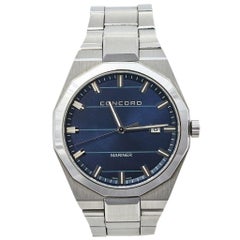 Concord Blue Stainless Steel Mariner CC.05.1.14.1093 Men's Wristwatch 41 mm