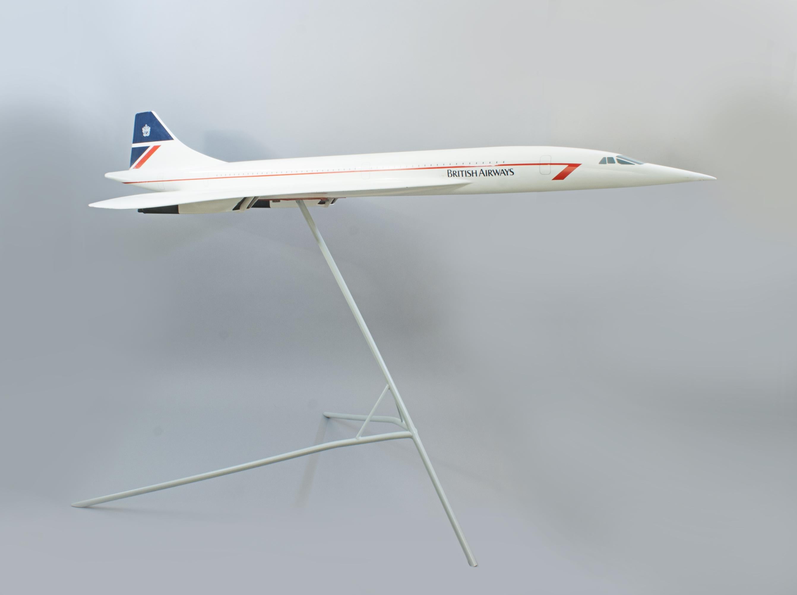 Concord, British Airways Aeroplane Model For Sale 7