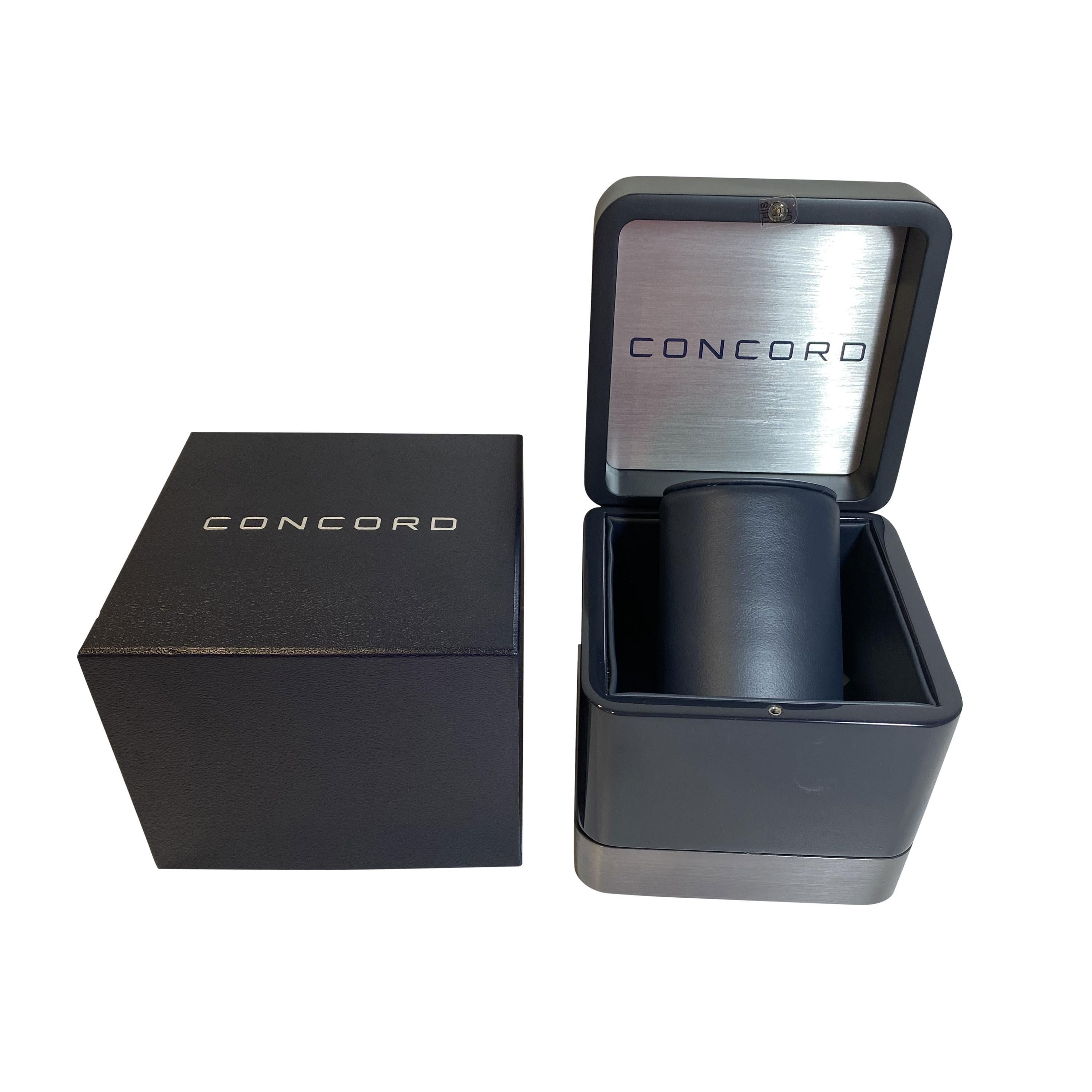 Concord C1 Worldtimer 0320049 01.6.78.1016 Reloj de caballero en DLC de 18 quilates 1